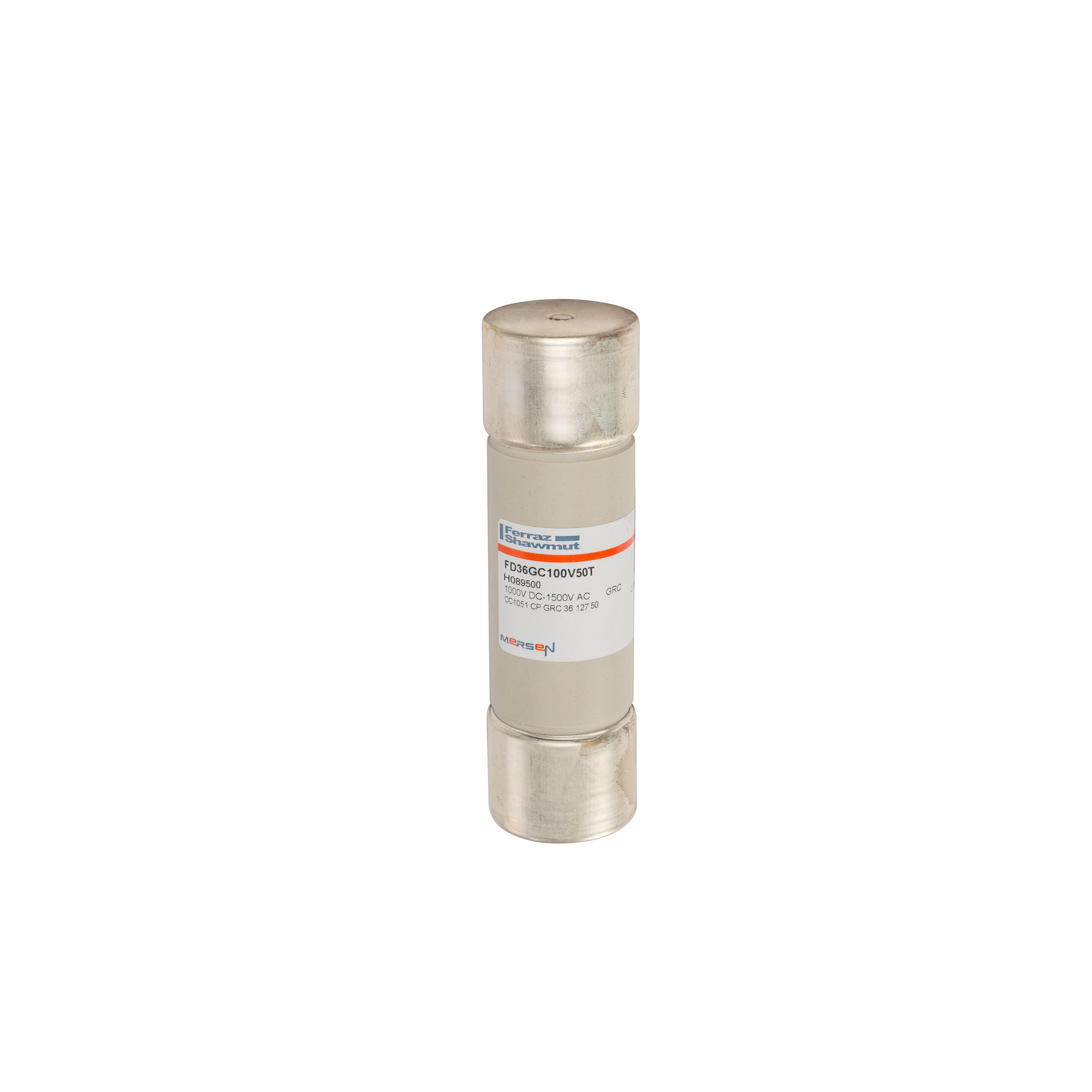 H089500 - Size 36x127 gR 1000VDC with trip-indicator gR 50 A VAC/1000VDC